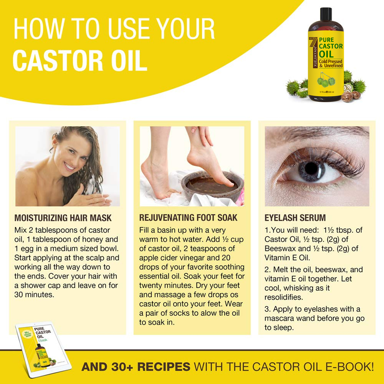 Organic castor oil