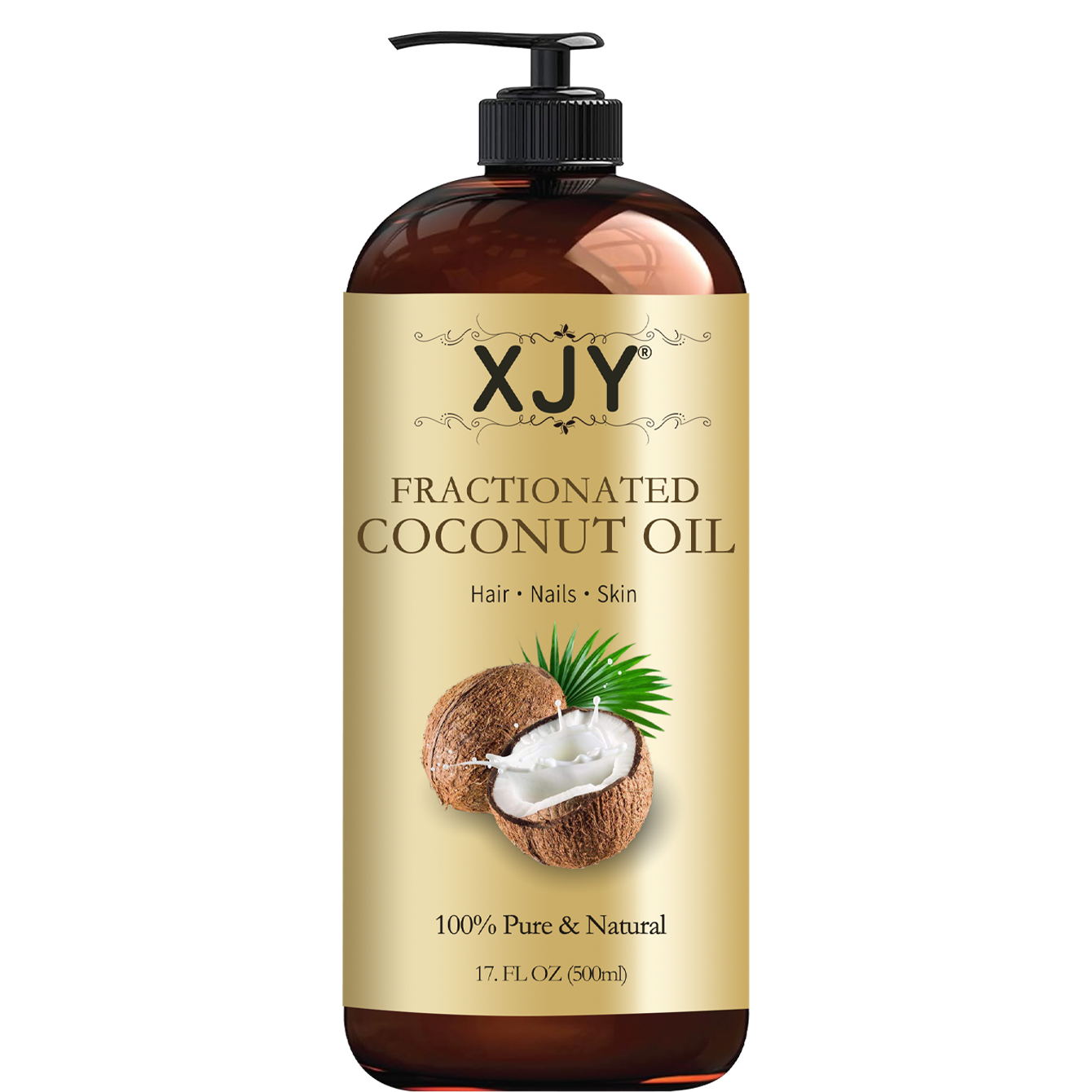 Organic fractionated coconut oil