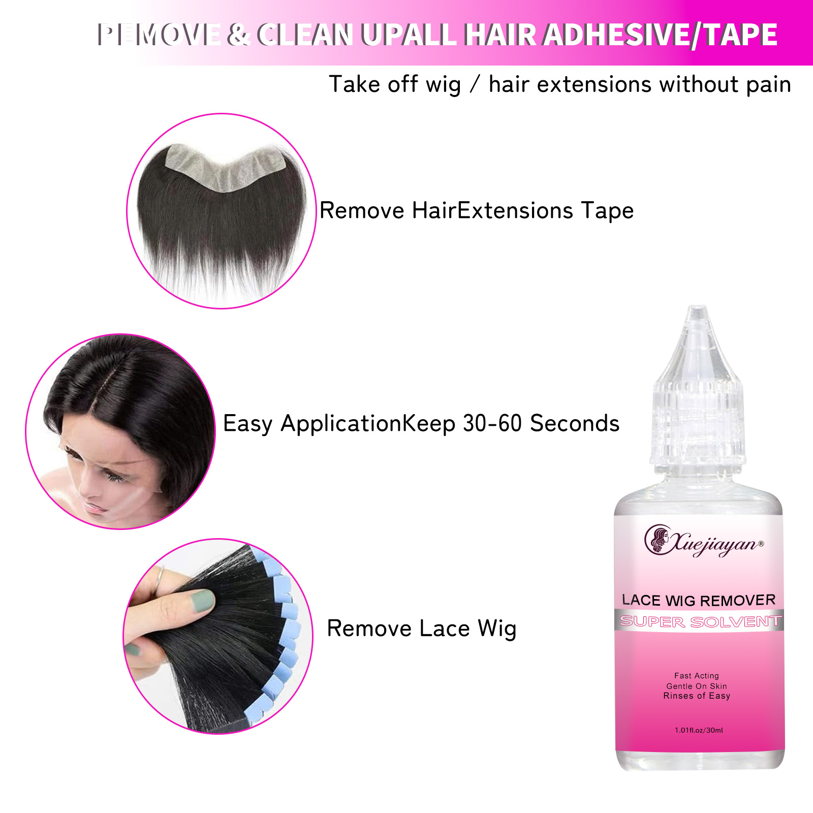 Wig Adhesive Remover（remover mild）