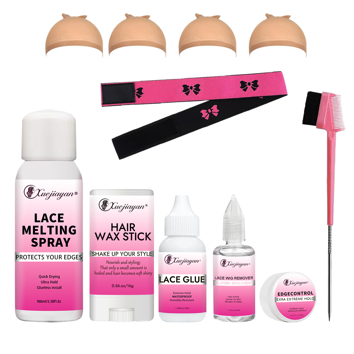 Wig adhesive remover kit