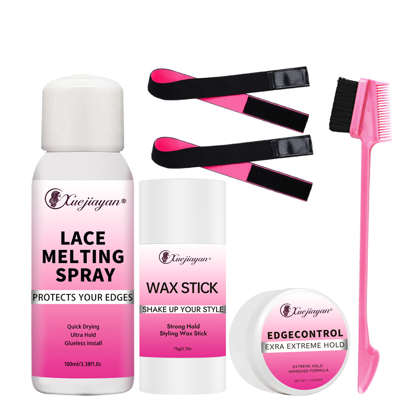 Wig adhesive remover kit