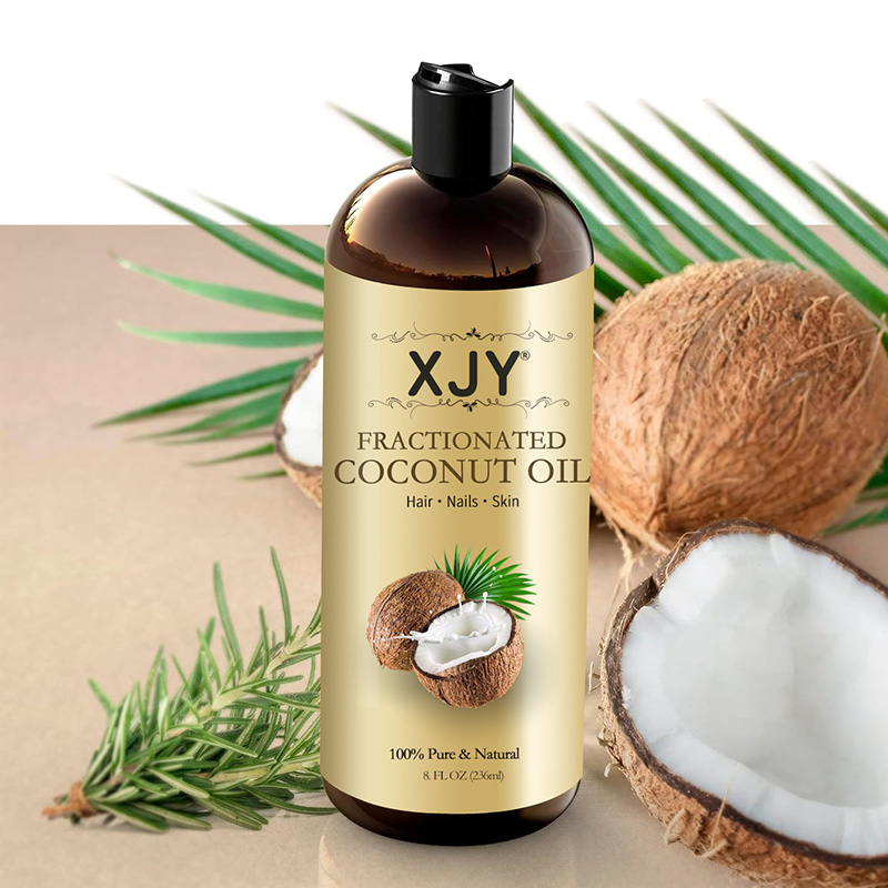 Organic fractionated coconut oil